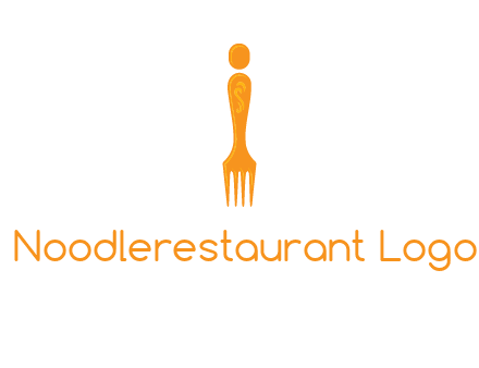 letter i incorporated with fork logo