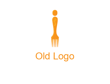 letter i incorporated with fork logo