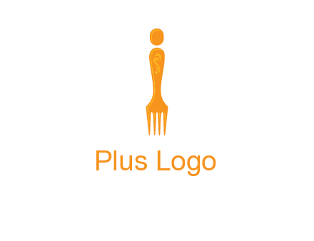 letter i incorporated with fork logo