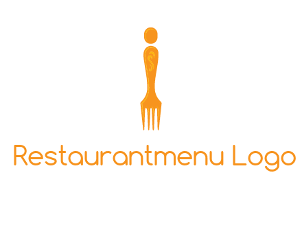 letter i incorporated with fork logo