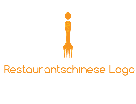 letter i incorporated with fork logo