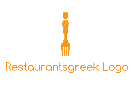 letter i incorporated with fork logo