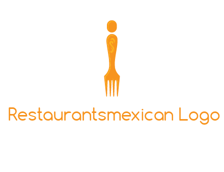 letter i incorporated with fork logo