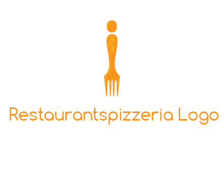 letter i incorporated with fork logo