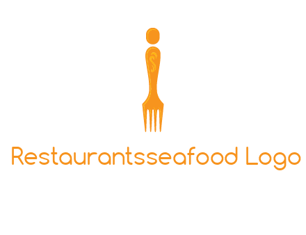 letter i incorporated with fork logo