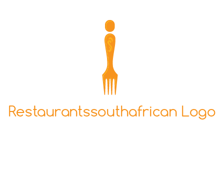 letter i incorporated with fork logo