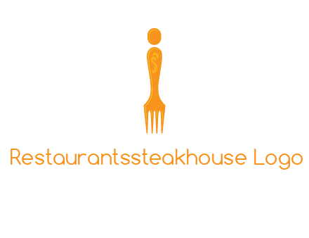 letter i incorporated with fork logo