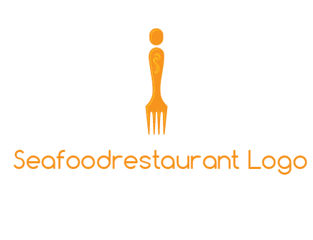 letter i incorporated with fork logo