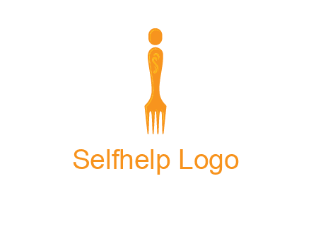 letter i incorporated with fork logo