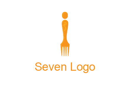 letter i incorporated with fork logo