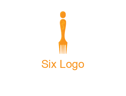 letter i incorporated with fork logo