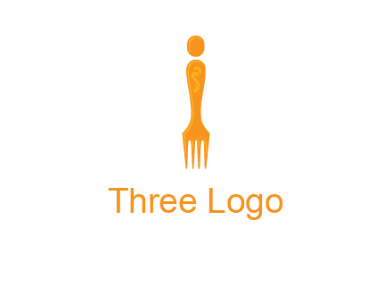 letter i incorporated with fork logo
