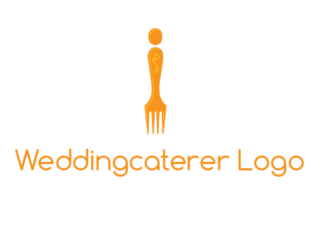 letter i incorporated with fork logo