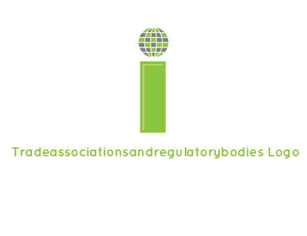 letter i with disco ball logo