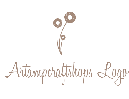 shutters as flowers photography logo