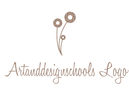 shutters as flowers photography logo