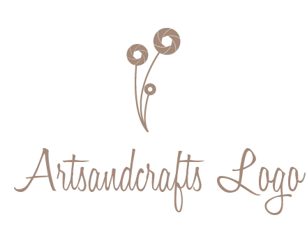 shutters as flowers photography logo