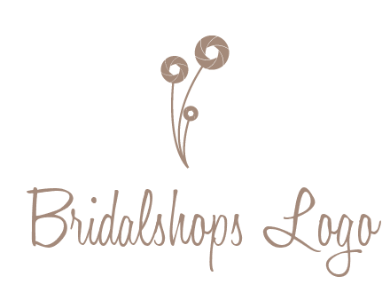 shutters as flowers photography logo
