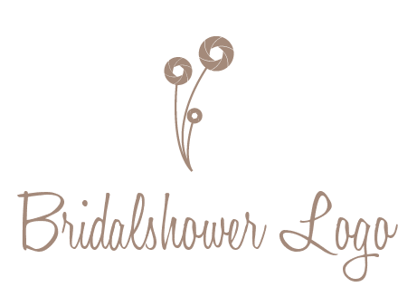 shutters as flowers photography logo