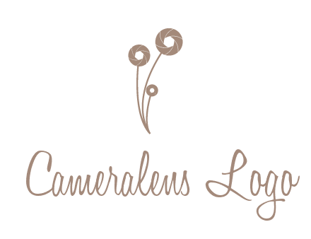 shutters as flowers photography logo