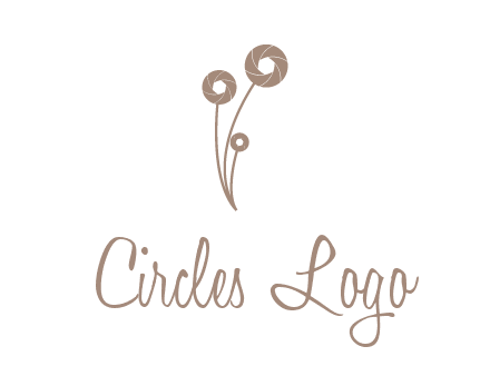 shutters as flowers photography logo