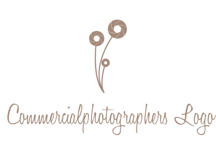 shutters as flowers photography logo