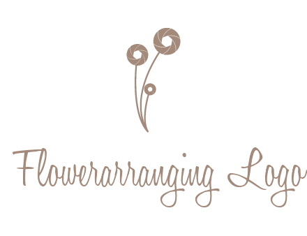shutters as flowers photography logo