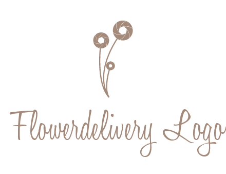 shutters as flowers photography logo