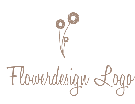 shutters as flowers photography logo