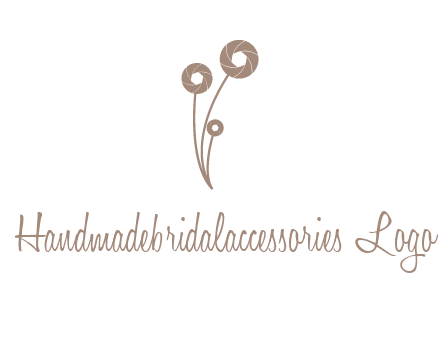 shutters as flowers photography logo