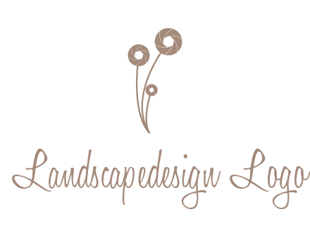 shutters as flowers photography logo