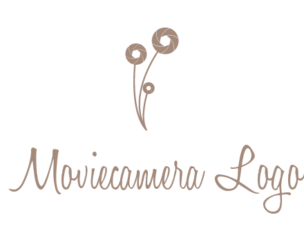 shutters as flowers photography logo