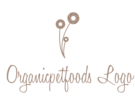 shutters as flowers photography logo