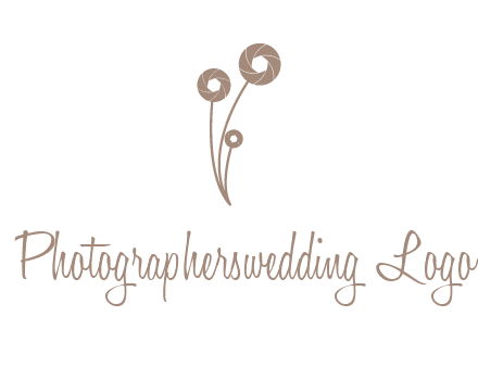shutters as flowers photography logo