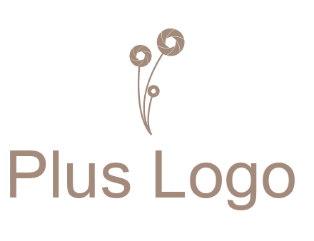 shutters as flowers photography logo