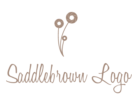 shutters as flowers photography logo