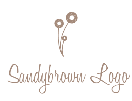 shutters as flowers photography logo