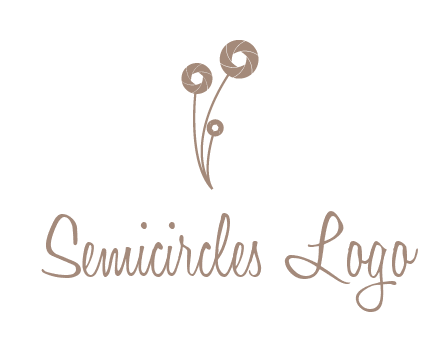 shutters as flowers photography logo