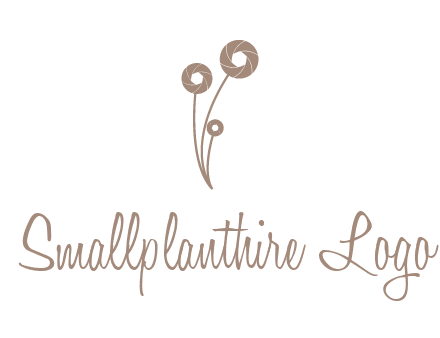 shutters as flowers photography logo
