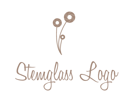 shutters as flowers photography logo