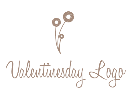 shutters as flowers photography logo