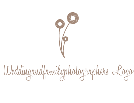 shutters as flowers photography logo