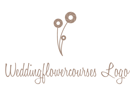 shutters as flowers photography logo