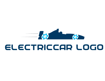 film reel incorporated with racing car logo