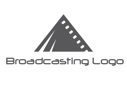 film reel mountain logo
