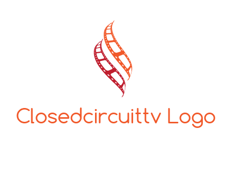 abstract film reels logo