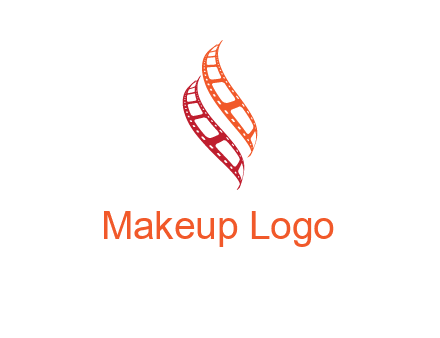 abstract film reels logo