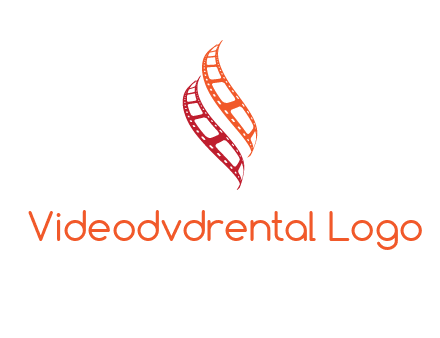 abstract film reels logo