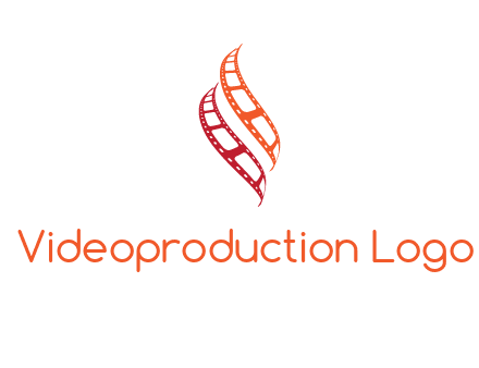 abstract film reels logo
