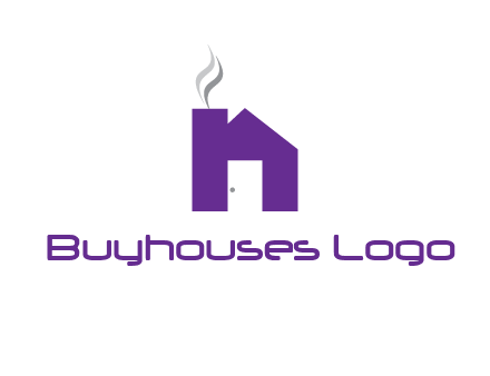 house made of letter n logo